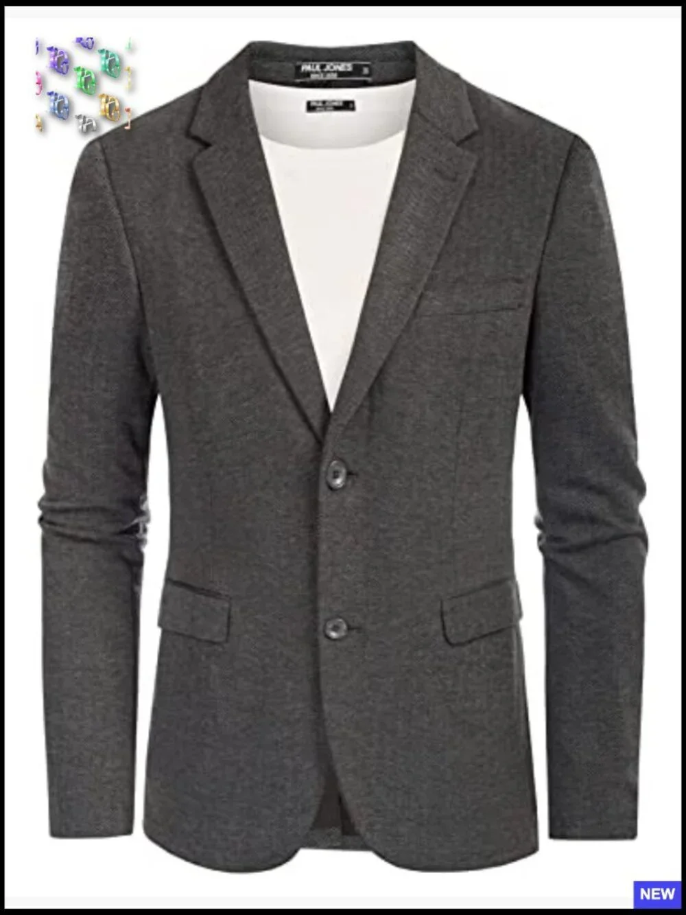 Herringbone Knit Blazer Lightweight Casual Sport Coat Elegant Business